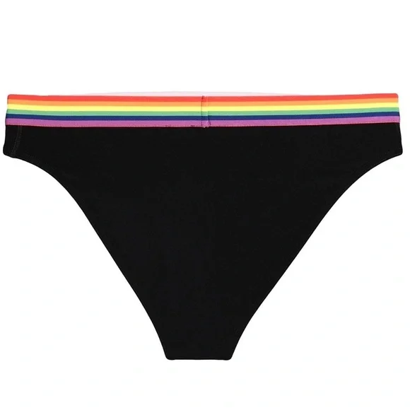 NWT Balenciaga Women’s Pride Panty Brief Underwear - Black , slip sporty briefs